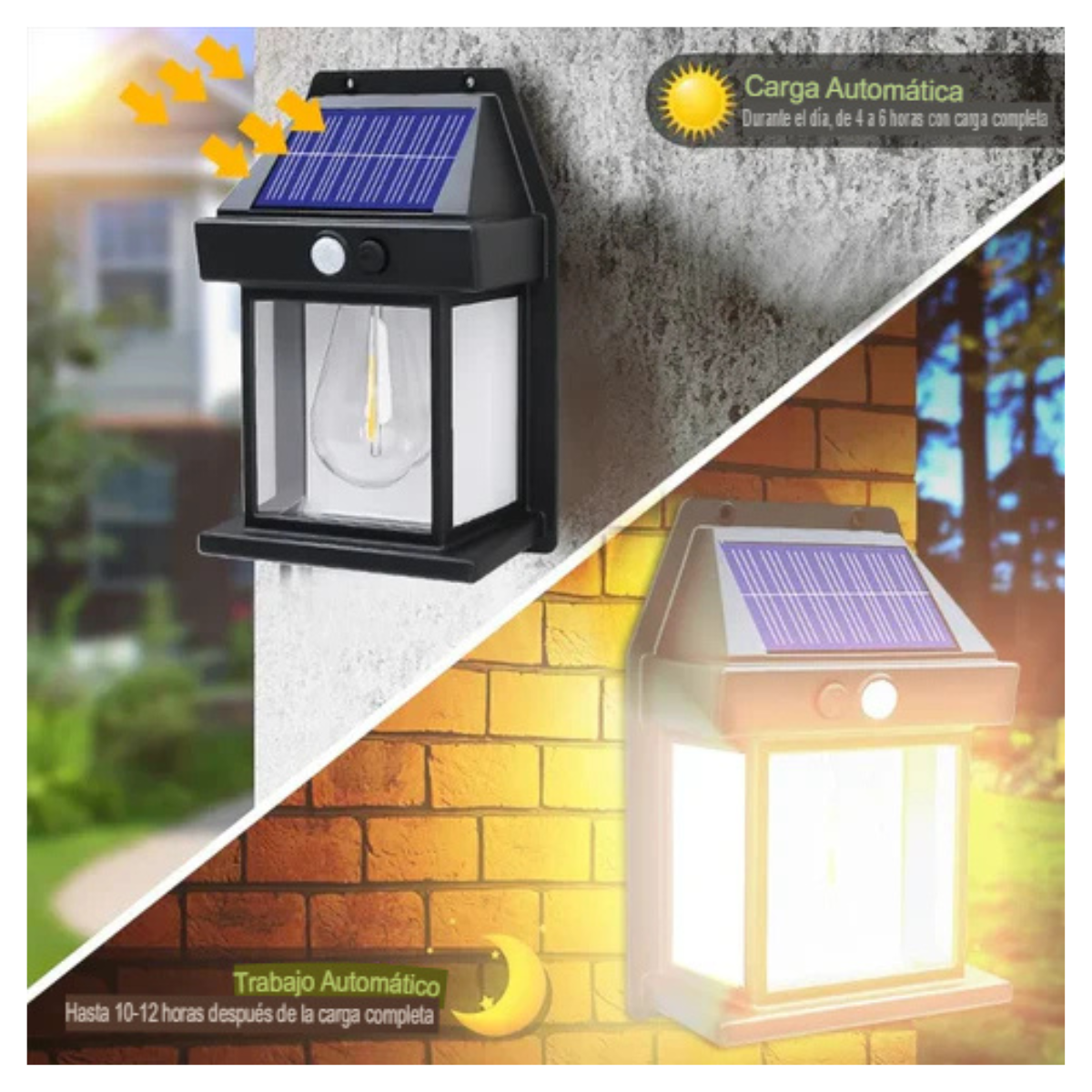 Promo Foco Solar con sensor X4