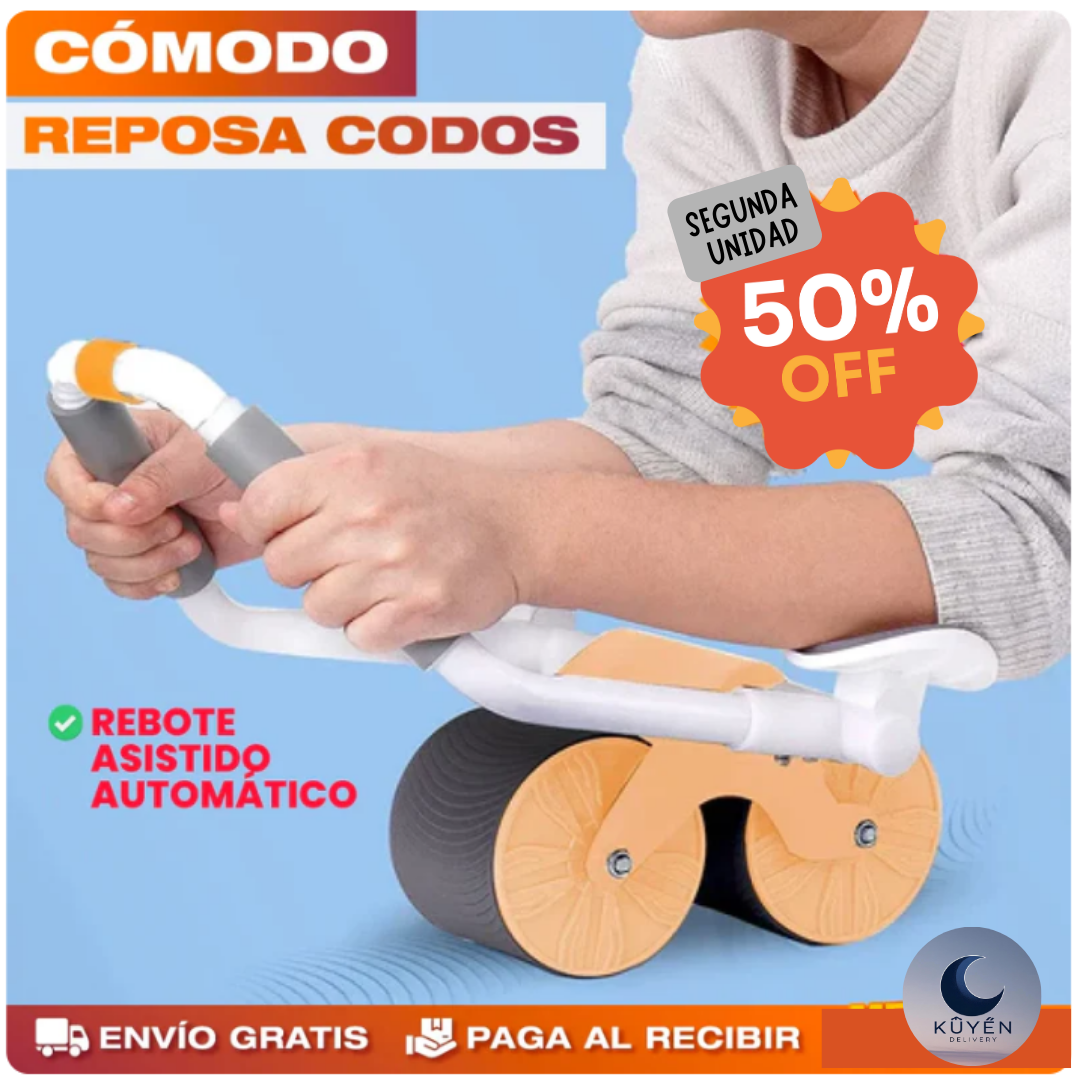 Rueda Abdominal Soporte Con Auto Rebote