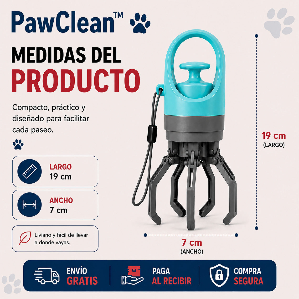 PawClean™ - Recoge sin tocar ni ensuciarte