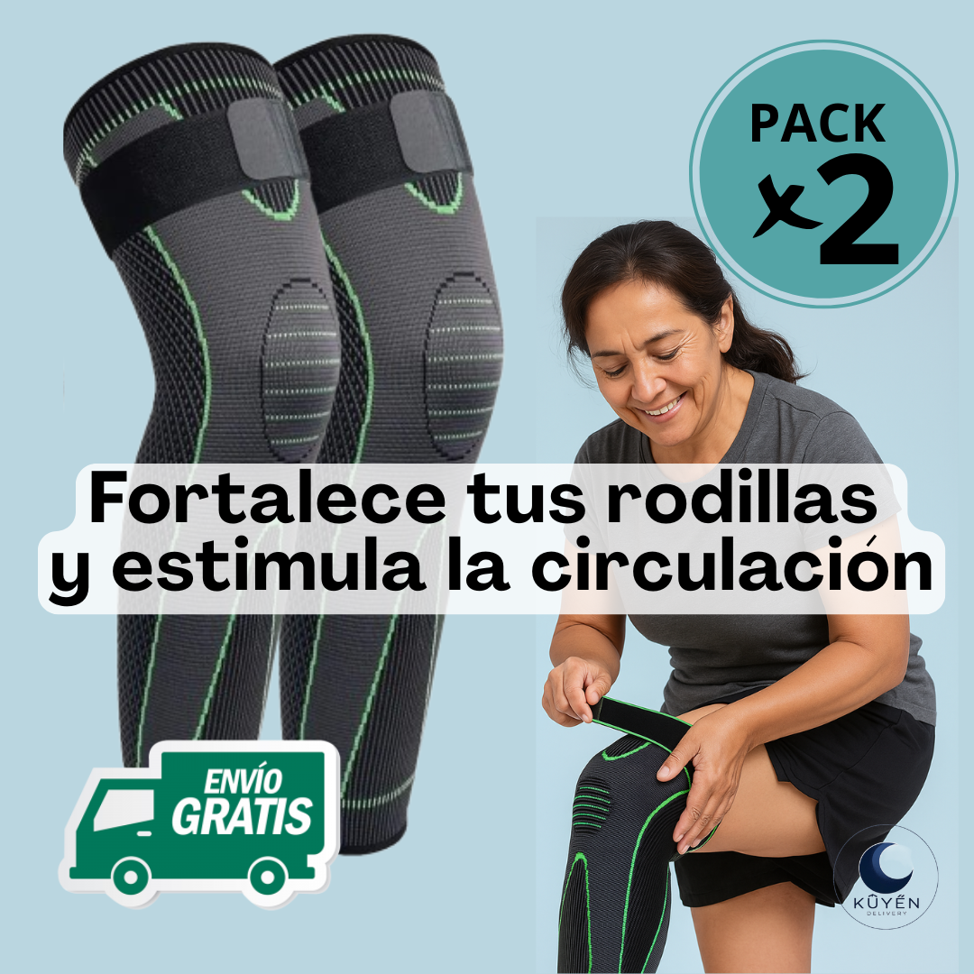 Pack Rodilleras de Soporte Terapéuticas – Fortalece tus rodillas y estimula la circulación diaria