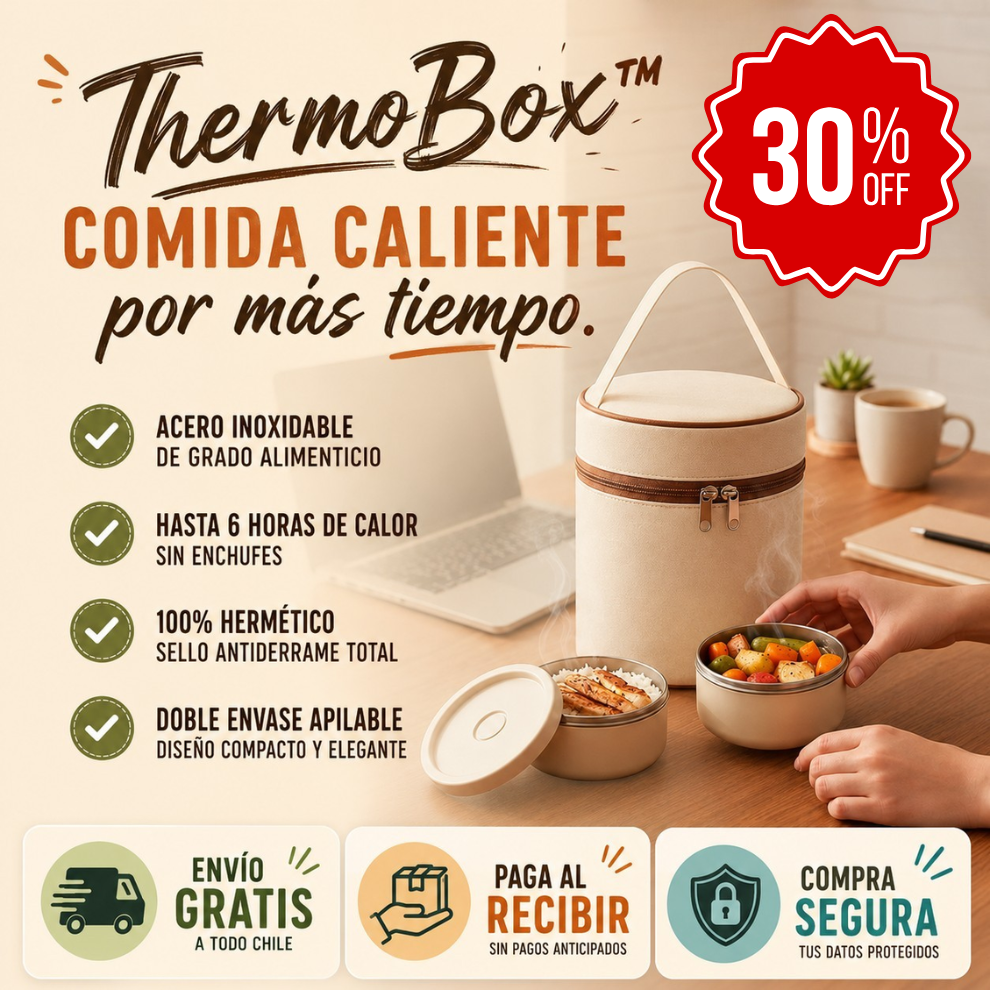 ThermoBox™ - Comida caliente por más tiempo