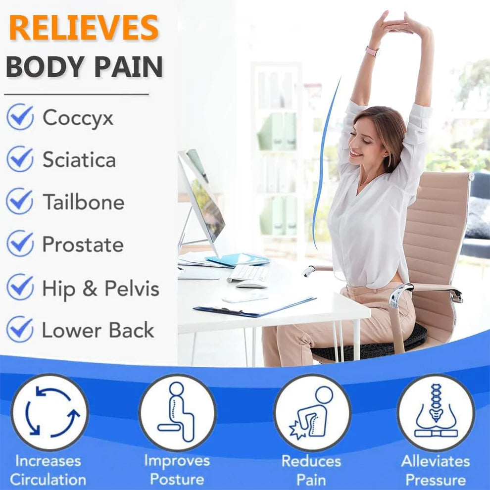 Cojín Ergonómico FlexiSeat - Descanso total