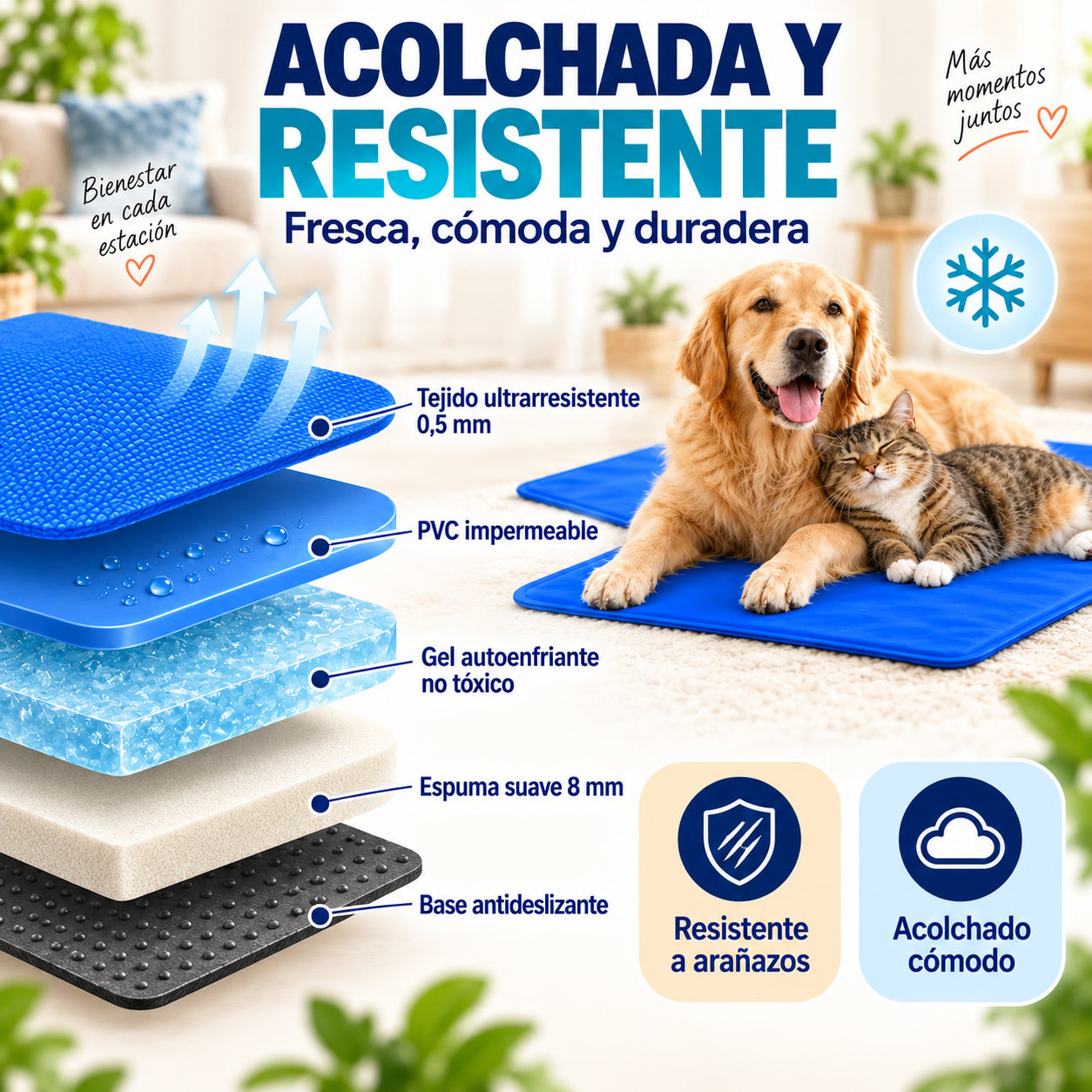 Pet Cool Mat™- Mantén a tu mascota fresca y cómoda