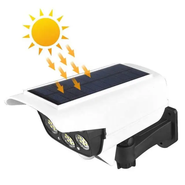 Foco Led Solar Tipo Camara - Ahorra sustos, ahorra dinero