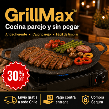 GrillMax™ - Cocina parejo y sin pegar