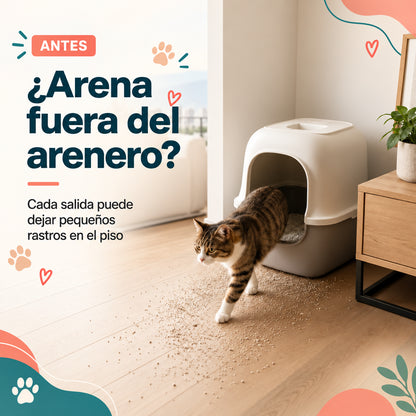 MichiClean™ - Menos arena fuera del arenero