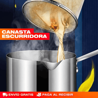 FritexPro™ - Fríe y escurre en un solo paso