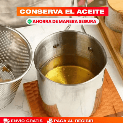 FritexPro™ - Fríe y escurre en un solo paso