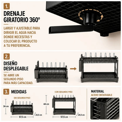 Aqualift™ - Ordena y seca más en menos espacio