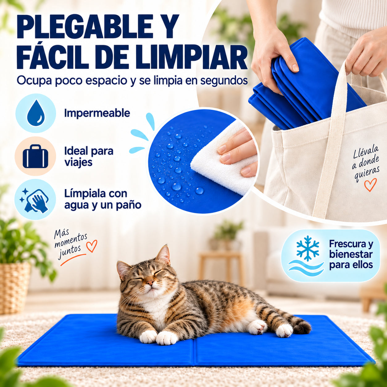 Pet Cool Mat™- Mantén a tu mascota fresca y cómoda