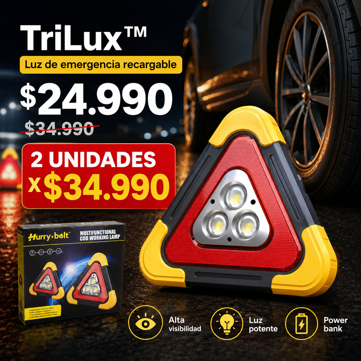 TriLux™ - Más tranquilidad en cada viaje.