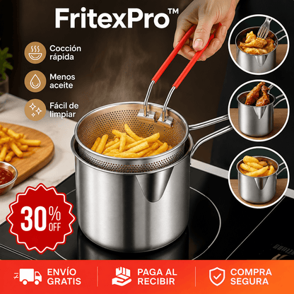 FritexPro™ - Fríe y escurre en un solo paso