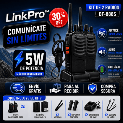 LinkPro™ - Comunícate sin depender del celular