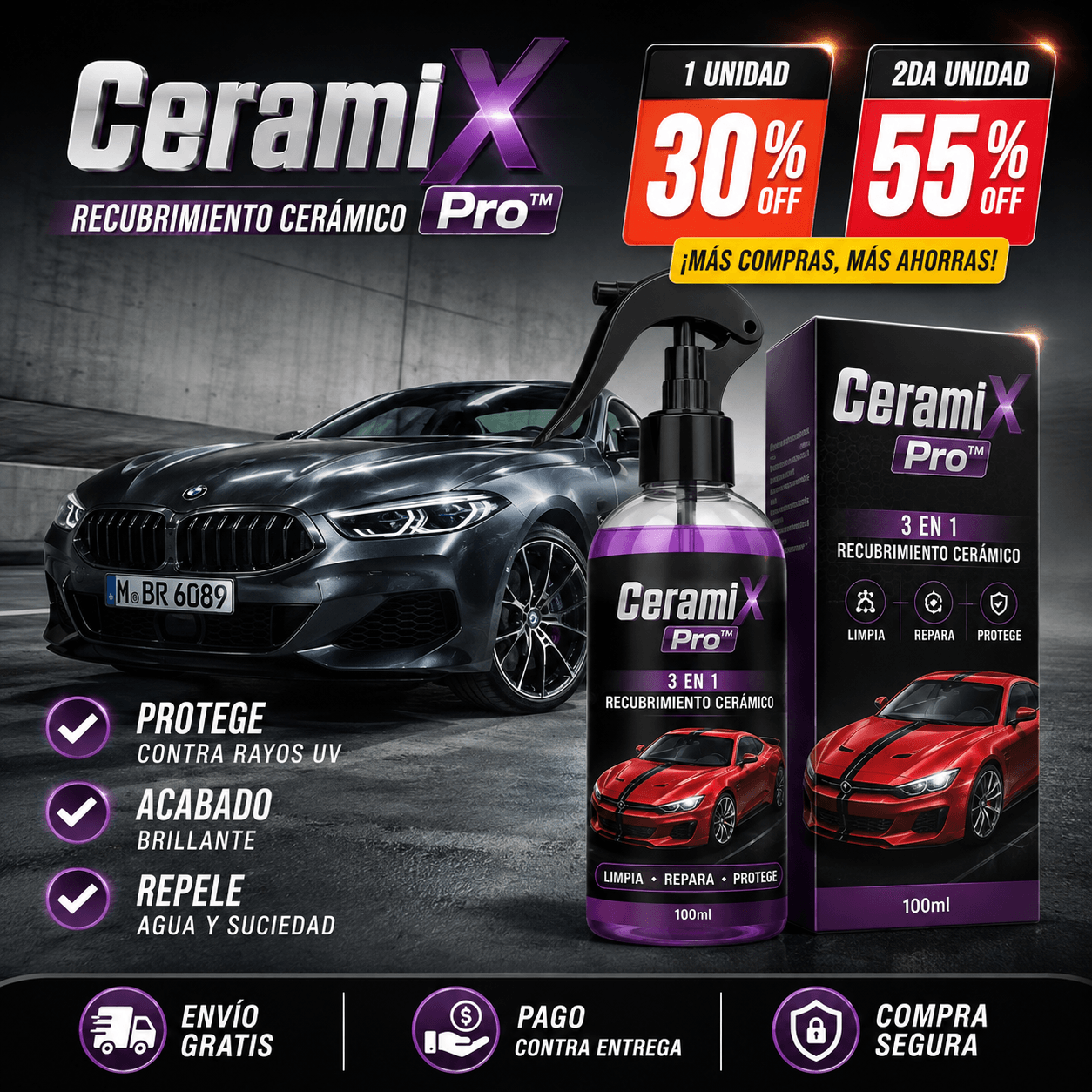 CeramiX Pro™ - Brillo y protección en minutos