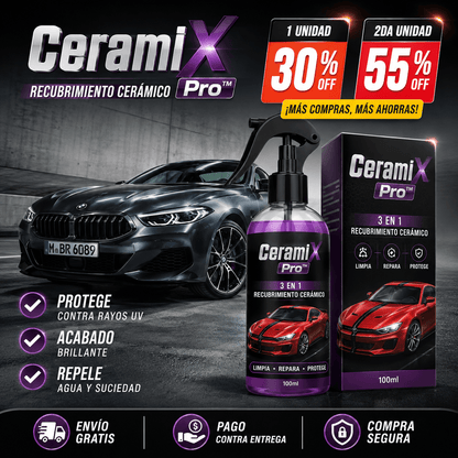 CeramiX Pro™ - Brillo y protección en minutos