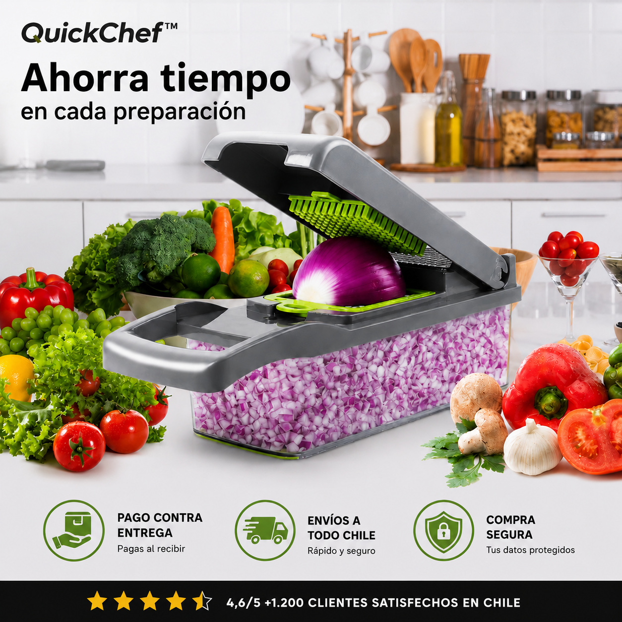QuickChef™ -  Prepara tus verduras en segundos