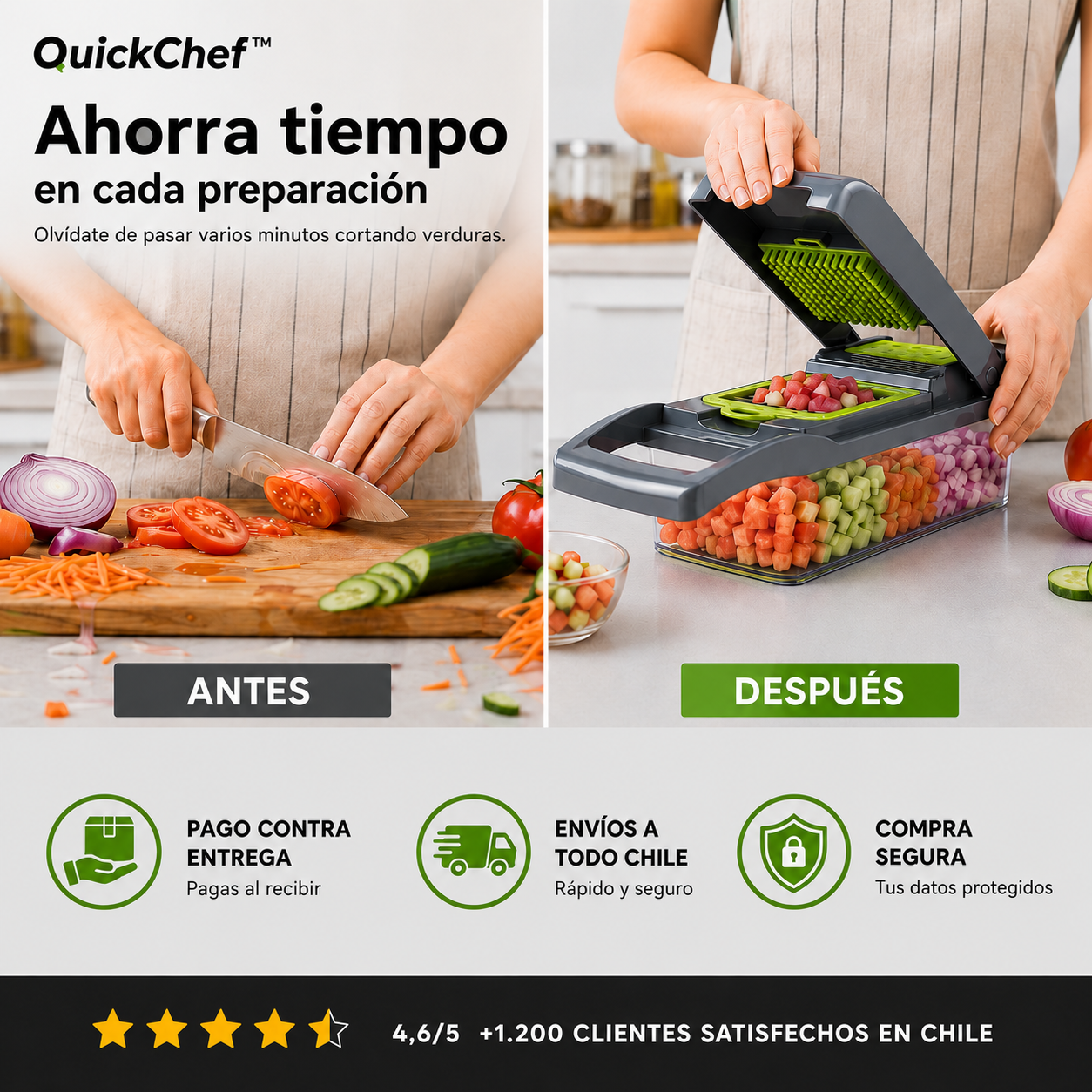 QuickChef™ -  Prepara tus verduras en segundos