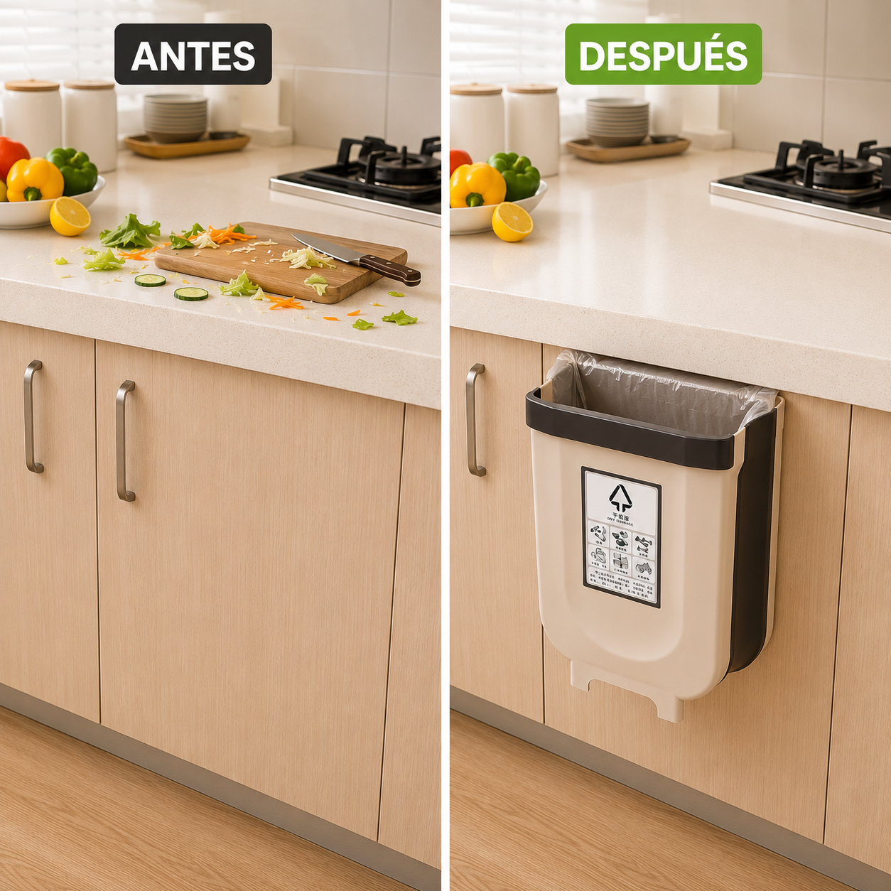 FlexBin™ - Mantén tu cocina limpia y ordenada