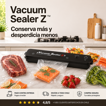 Vacuum Sealer Z™ - Conserva más y desperdicia menos