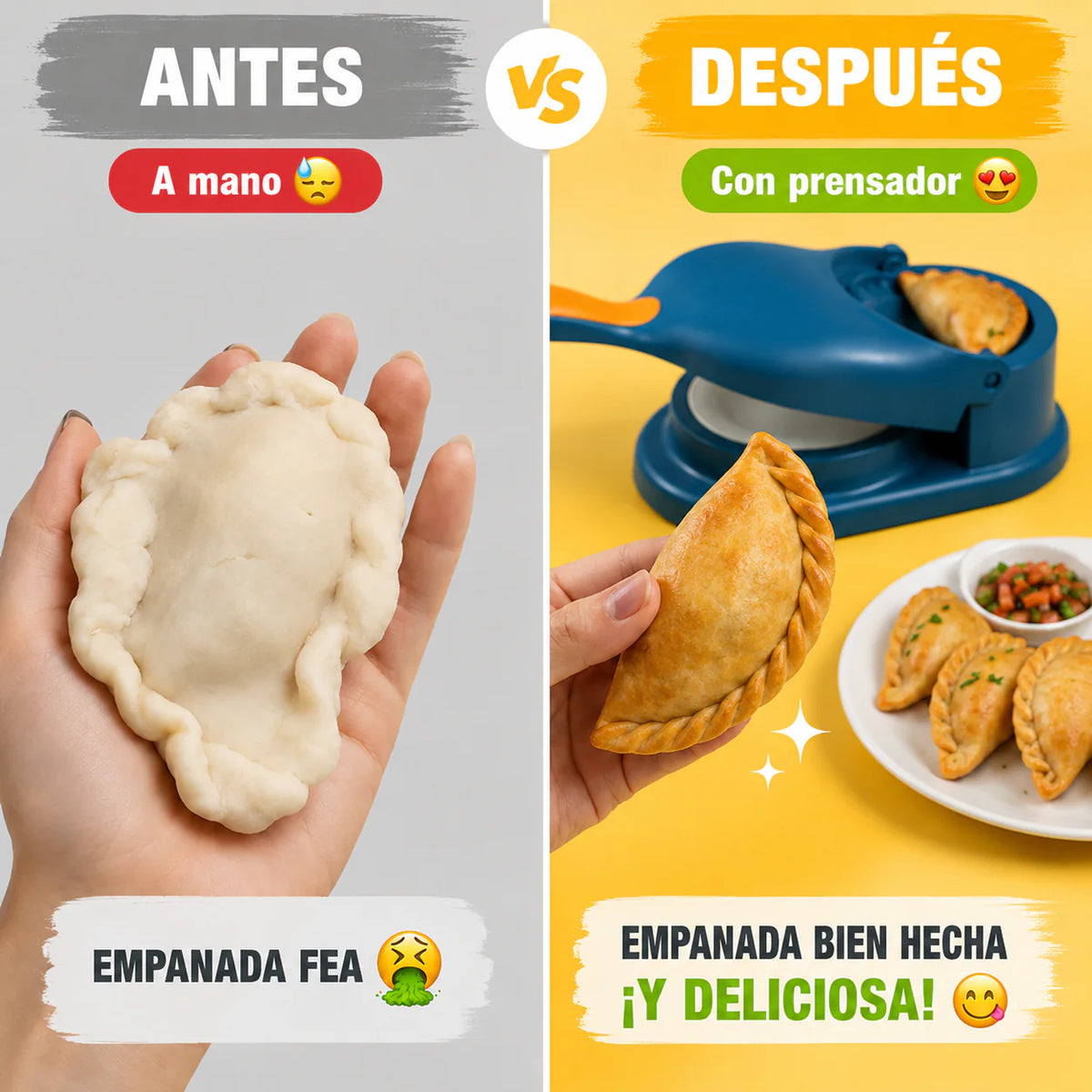 Prensador de masa Multifunción – Más rápido, más limpio, más fácil