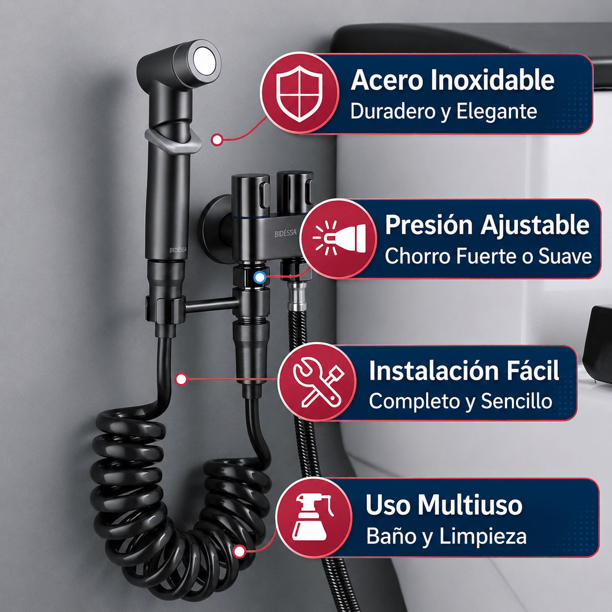 Bidéssa™ - Higiene cómoda con menos esfuerzo
