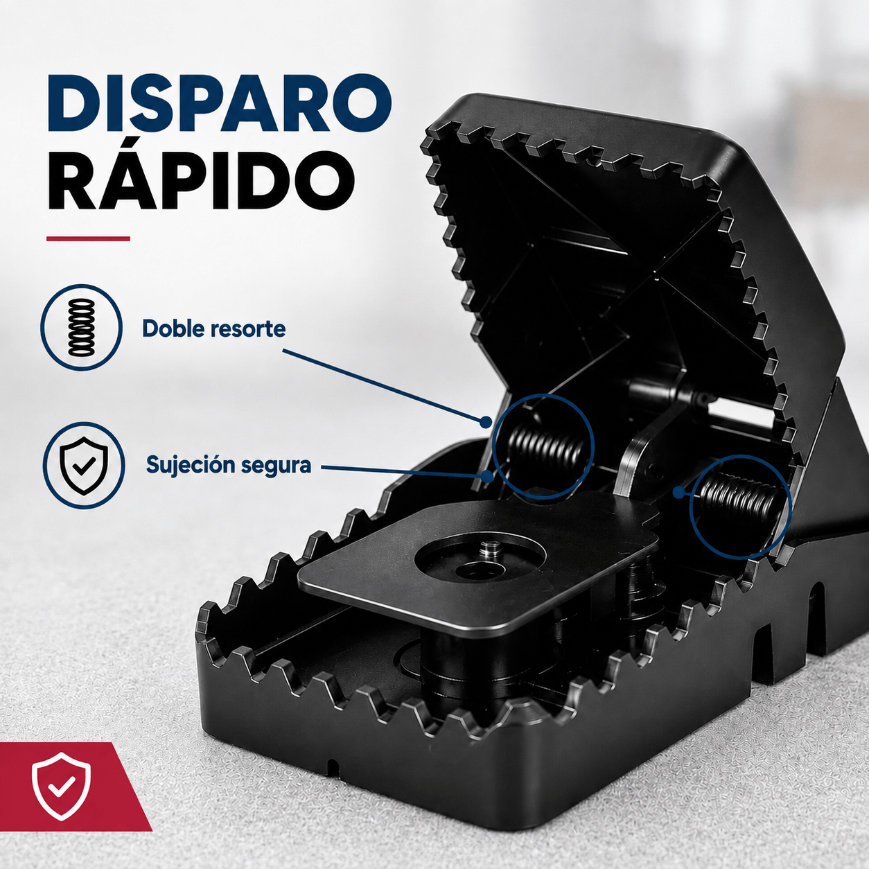 Ratonix™ - Atrapa ratones sin veneno y sin tocarlos