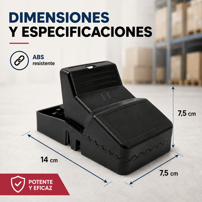 Ratonix™ - Atrapa ratones sin veneno y sin tocarlos
