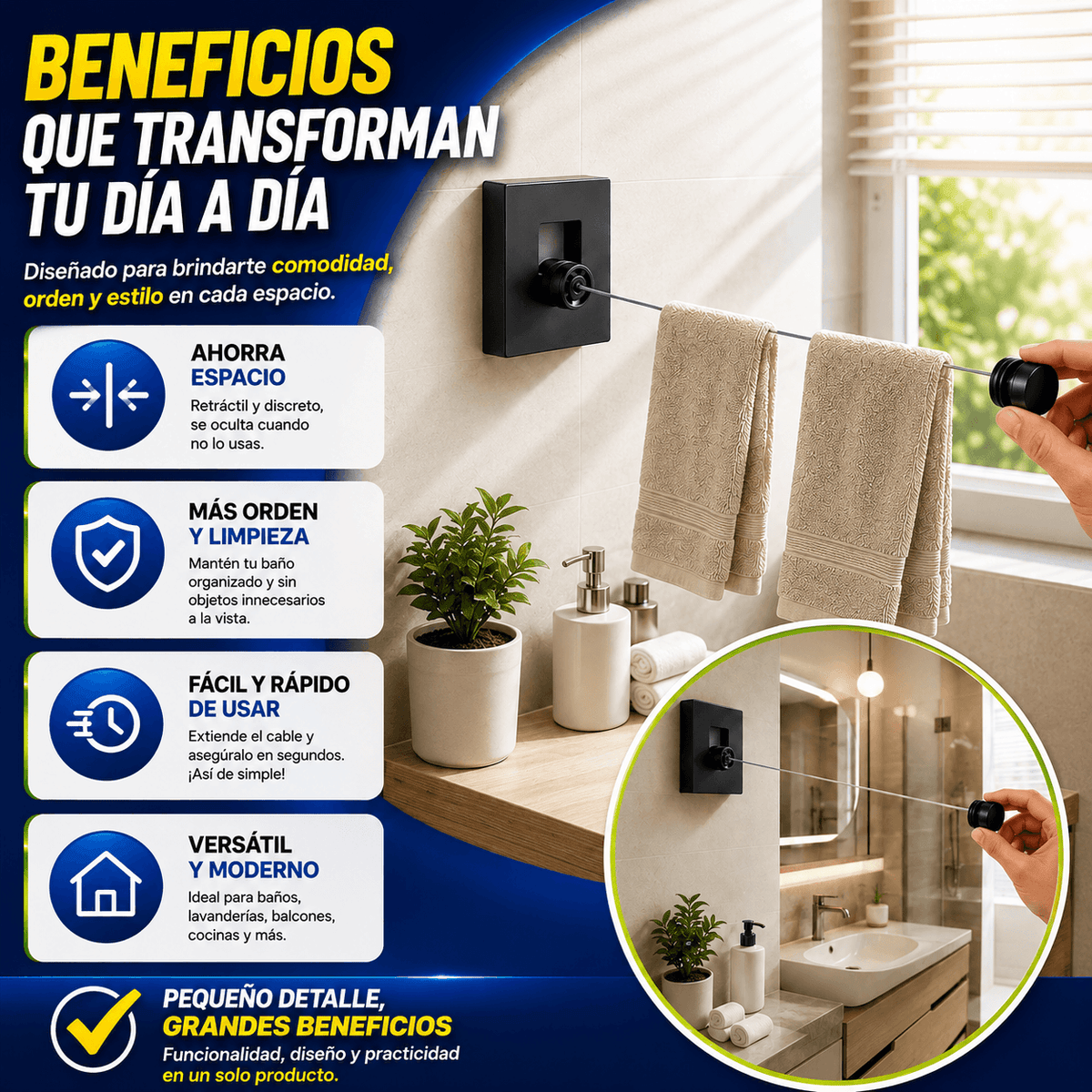 Tendora™ - Seca tu ropa y libera espacio