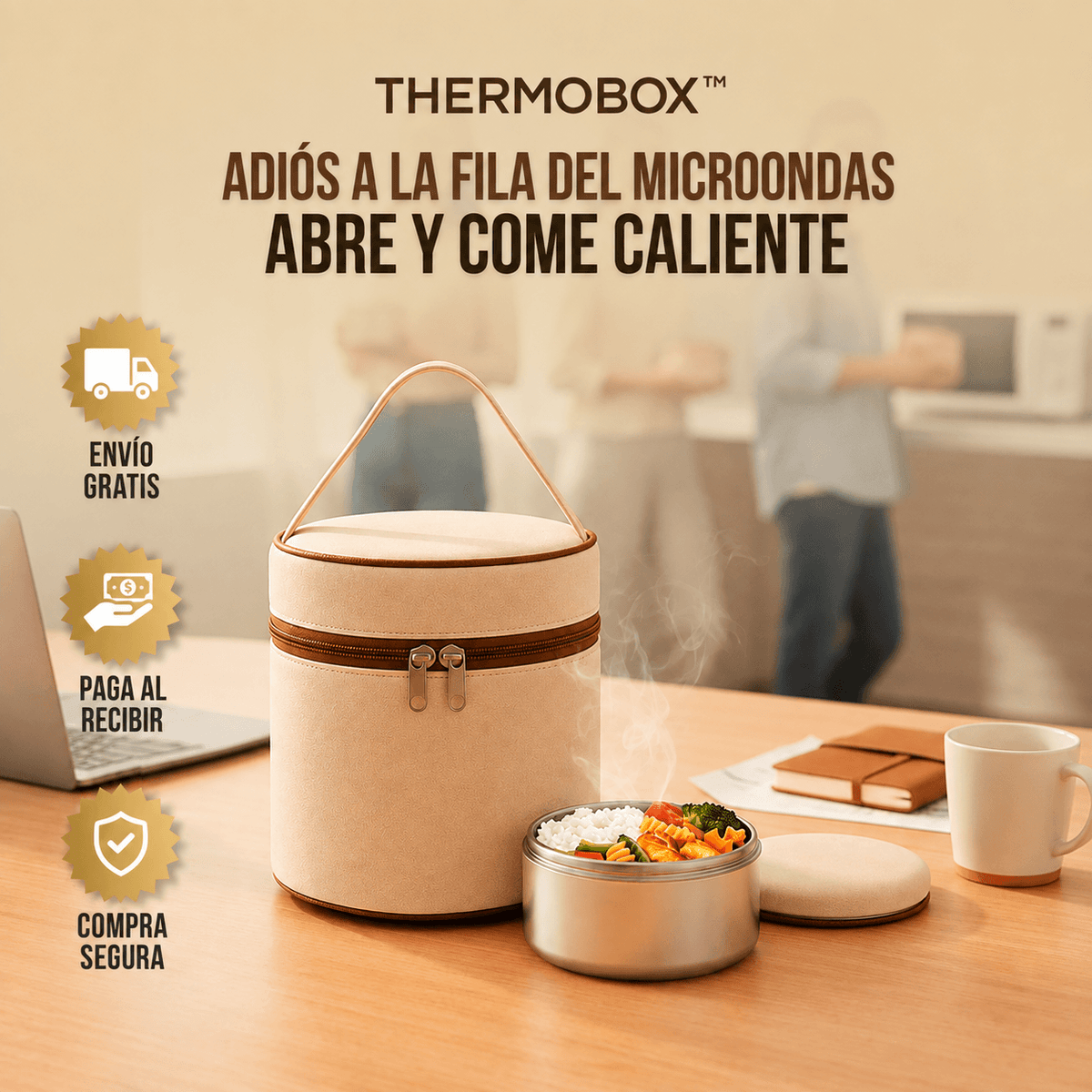 ThermoBox™ - Comida caliente por más tiempo