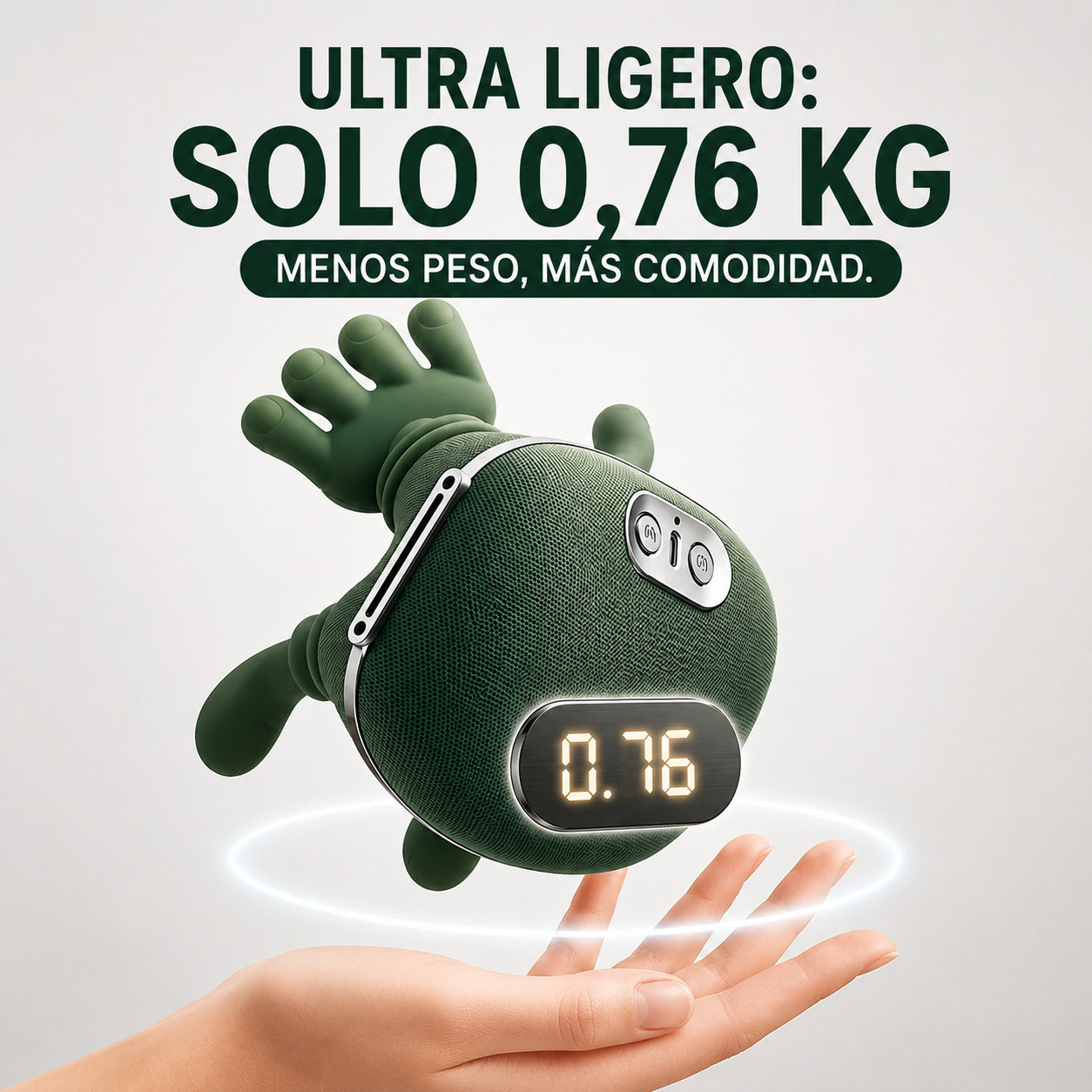 Masajeador De Cuello Con Manos Verde