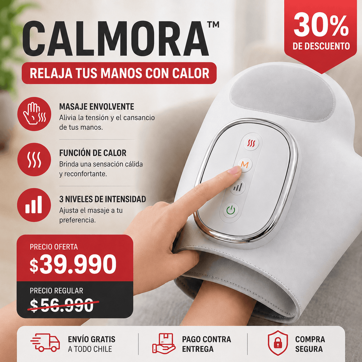 Calmora™ - Relaja tus manos con calor