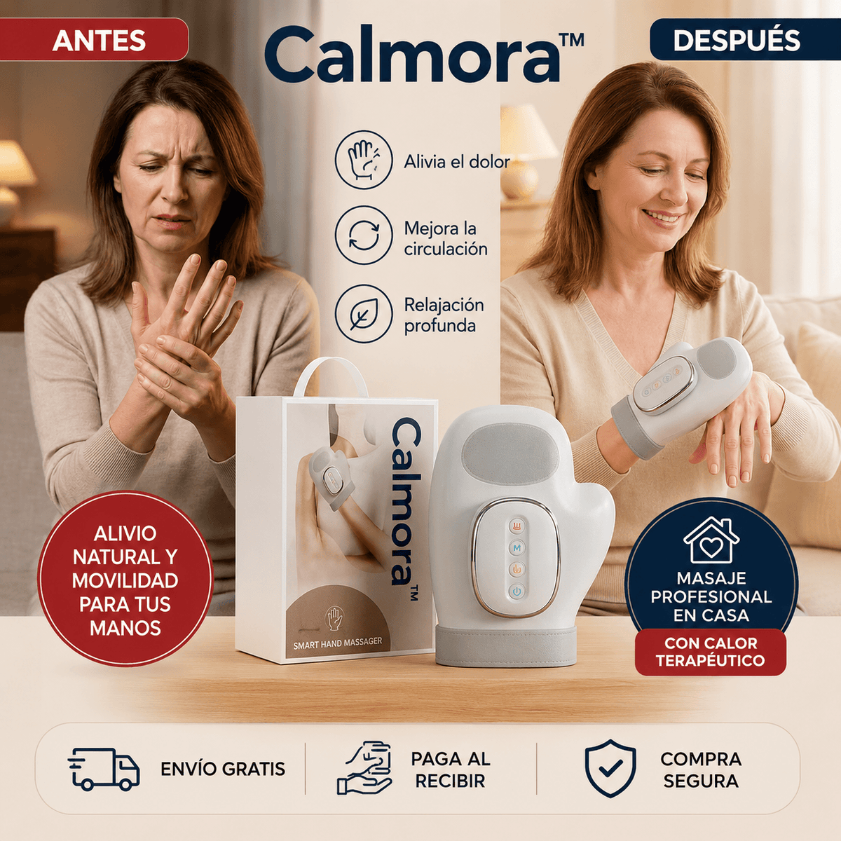Calmora™ - Relaja tus manos con calor