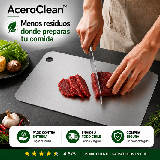 AceroClean™- Menos residuos donde preparas tu comida - Tamaño M