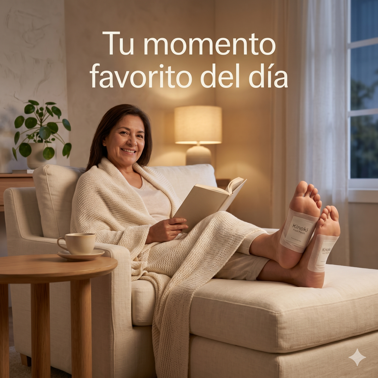Parches Kinoki Detox™ - Sensación de alivio al final de un largo día