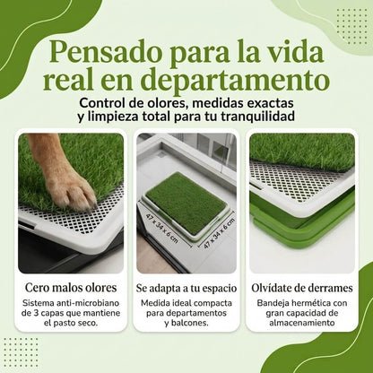 PastoPup™ - Baño limpio dentro de casa
