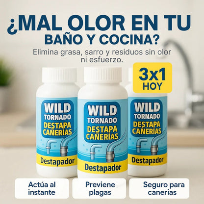 WildTornado™ - Menos olor, mas limpieza diaria