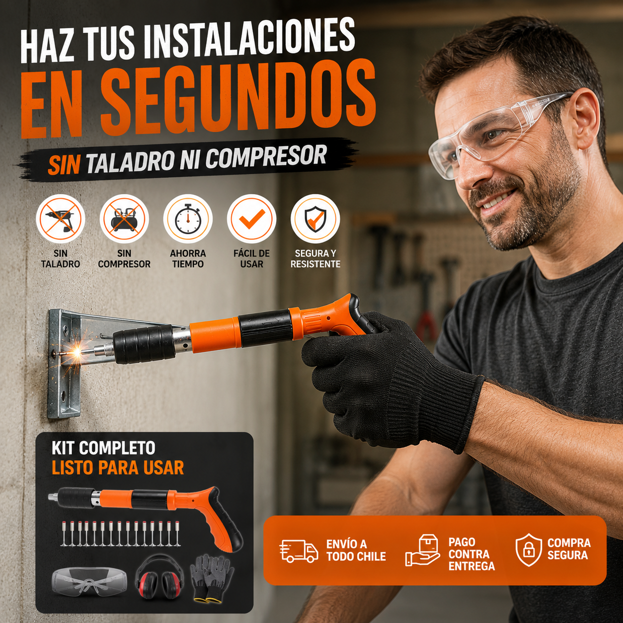 FixPro Max™- Instala en segundos sin taladro