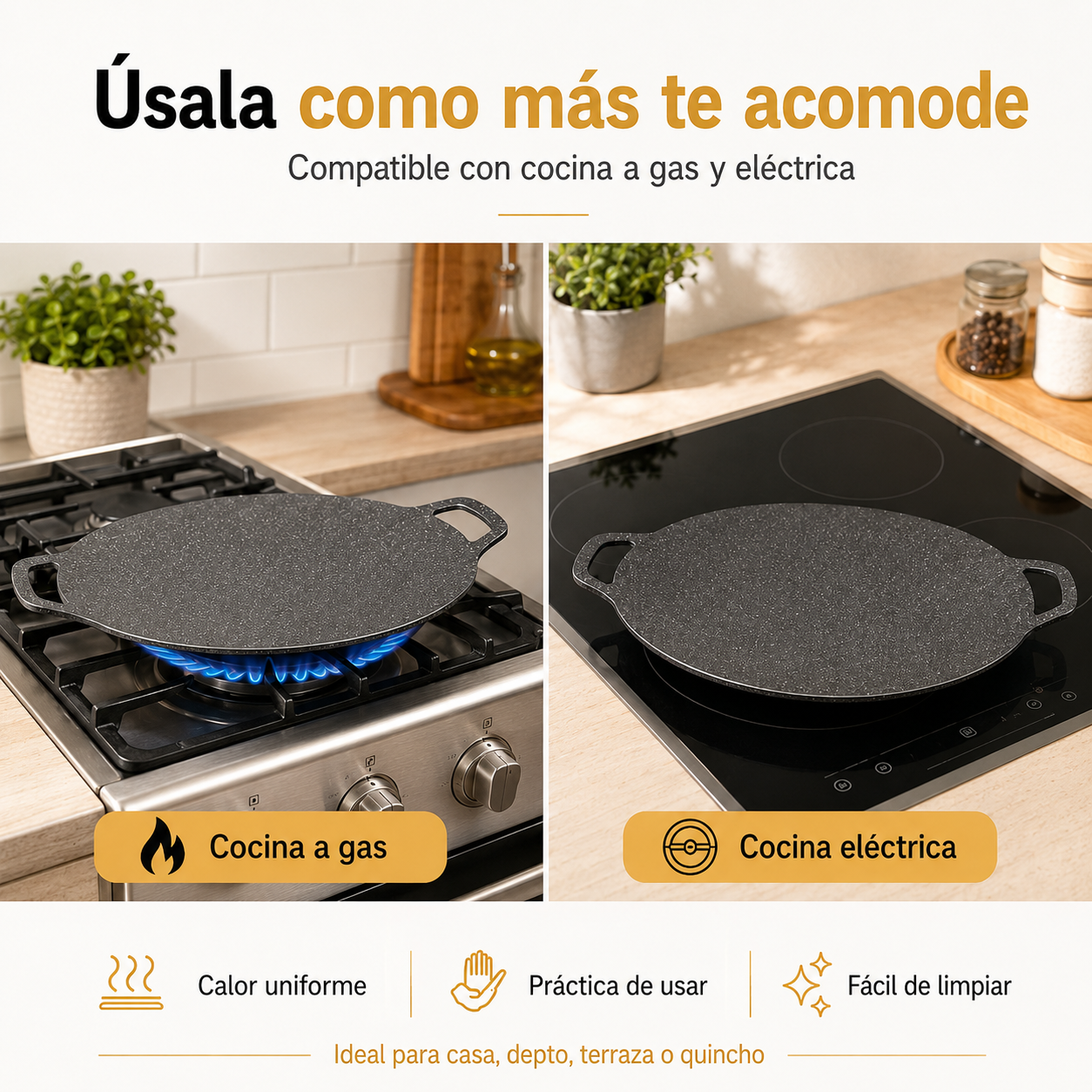 GrillMax™ - Cocina parejo y sin pegar