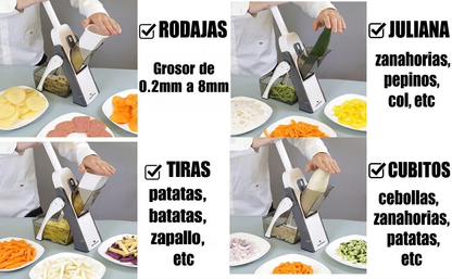 MasterSlice Pro™ - Corta verduras en segundos, sin esfuerzo