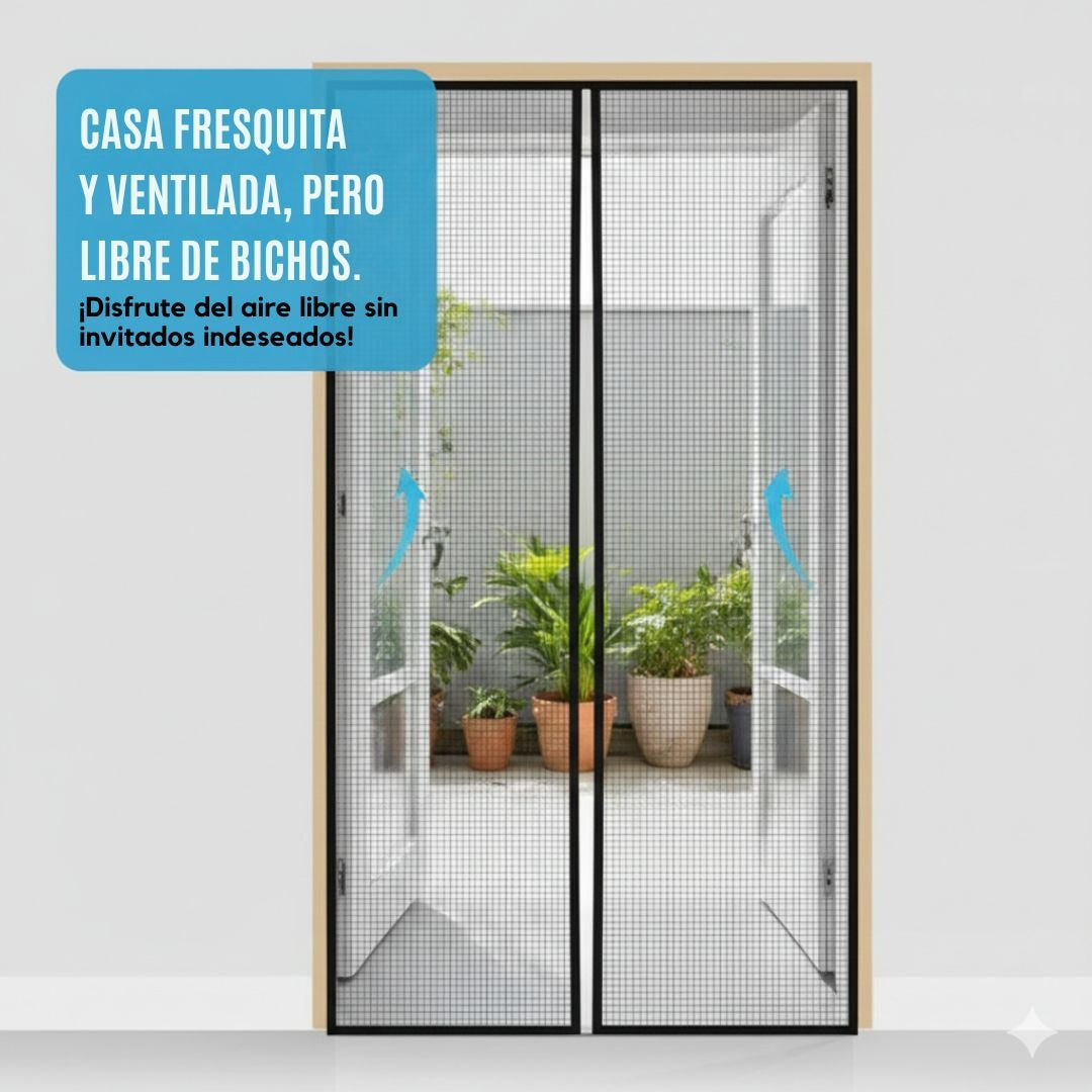 MagicMesh™ - Mantenga las moscas y zancudos fuera de su hogar