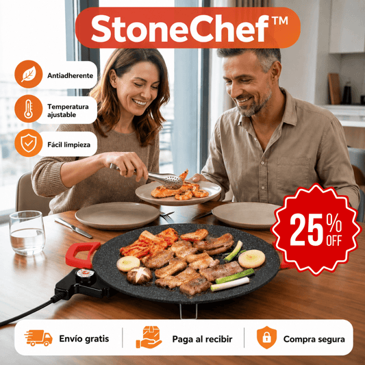 StoneChef™ - Cocina parejo con menos aceite