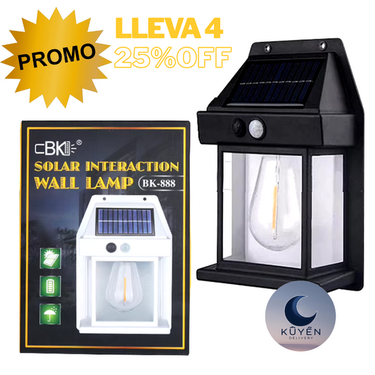 Promo Foco Solar con sensor X4